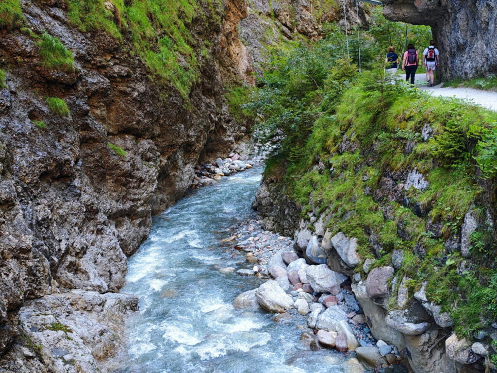 Kundler Klamm - sogar mit Kinderwagen erreichbar